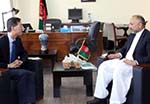Chinese Diplomat, Atmar  Talk Security Cooperation